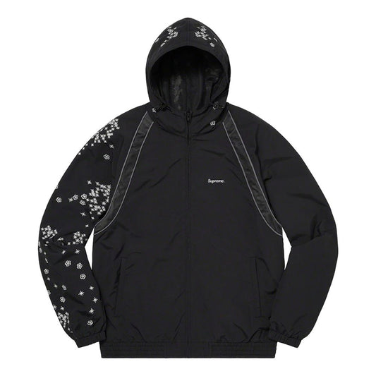 Supreme AOI Glow-in-the-Dark Track Jacket Black