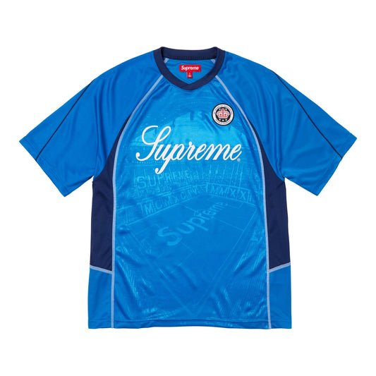 Supreme Jacquard Soccer Jersey Blue