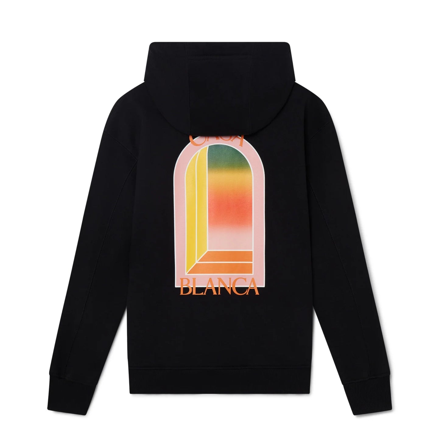 Casablanca Gradient L'Arche Hooded Sweatshirt Black