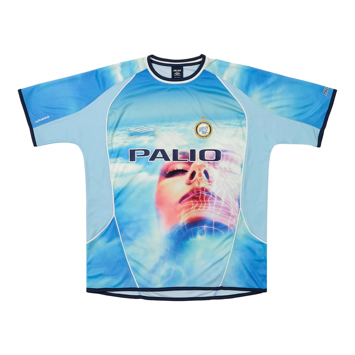 ウェア PALACE UMBRO AWAY SHIRT DREAM SKY size M Palace x Umbro Away Shirt Dream Sky
