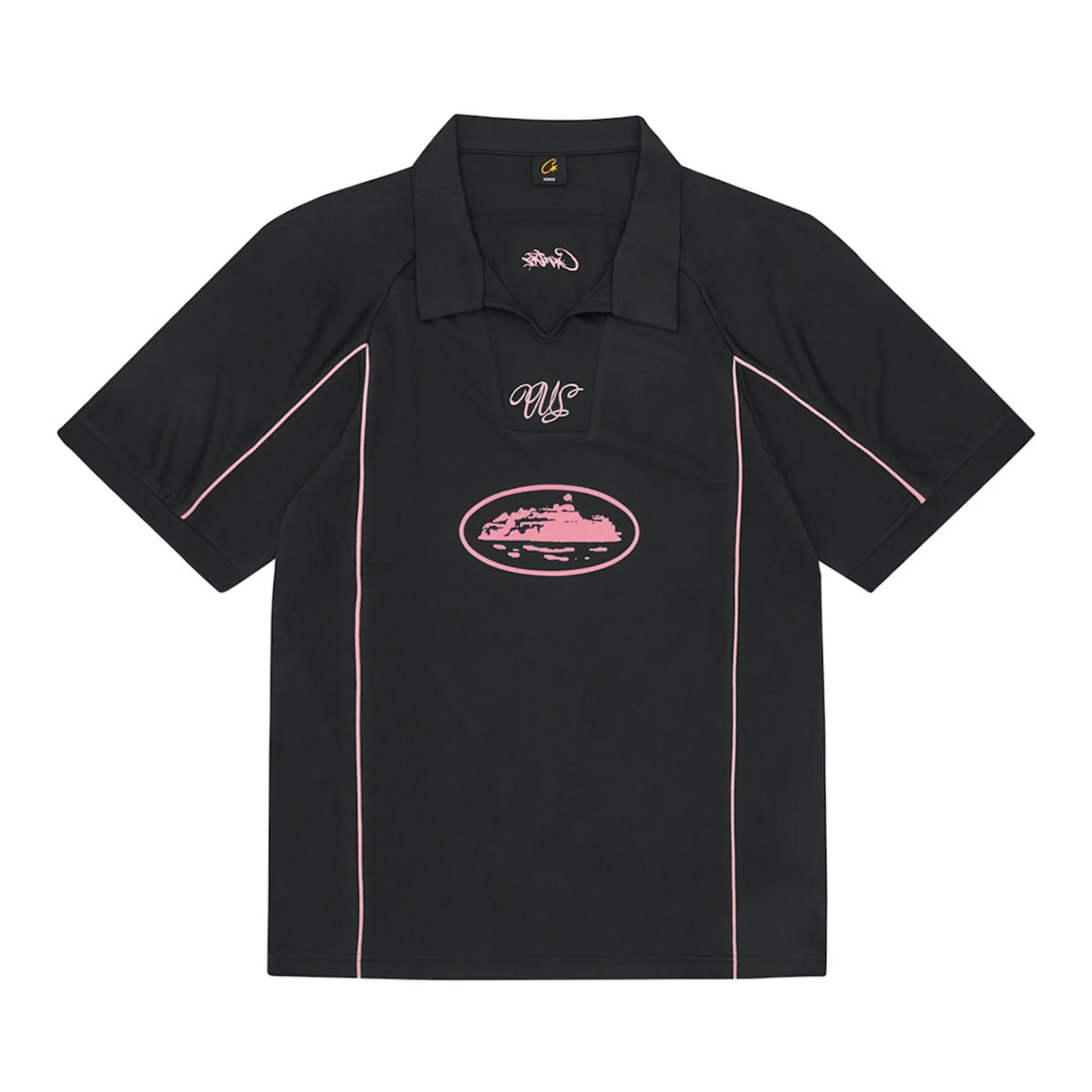 Corteiz Talismo Football Jersey Black/Pink