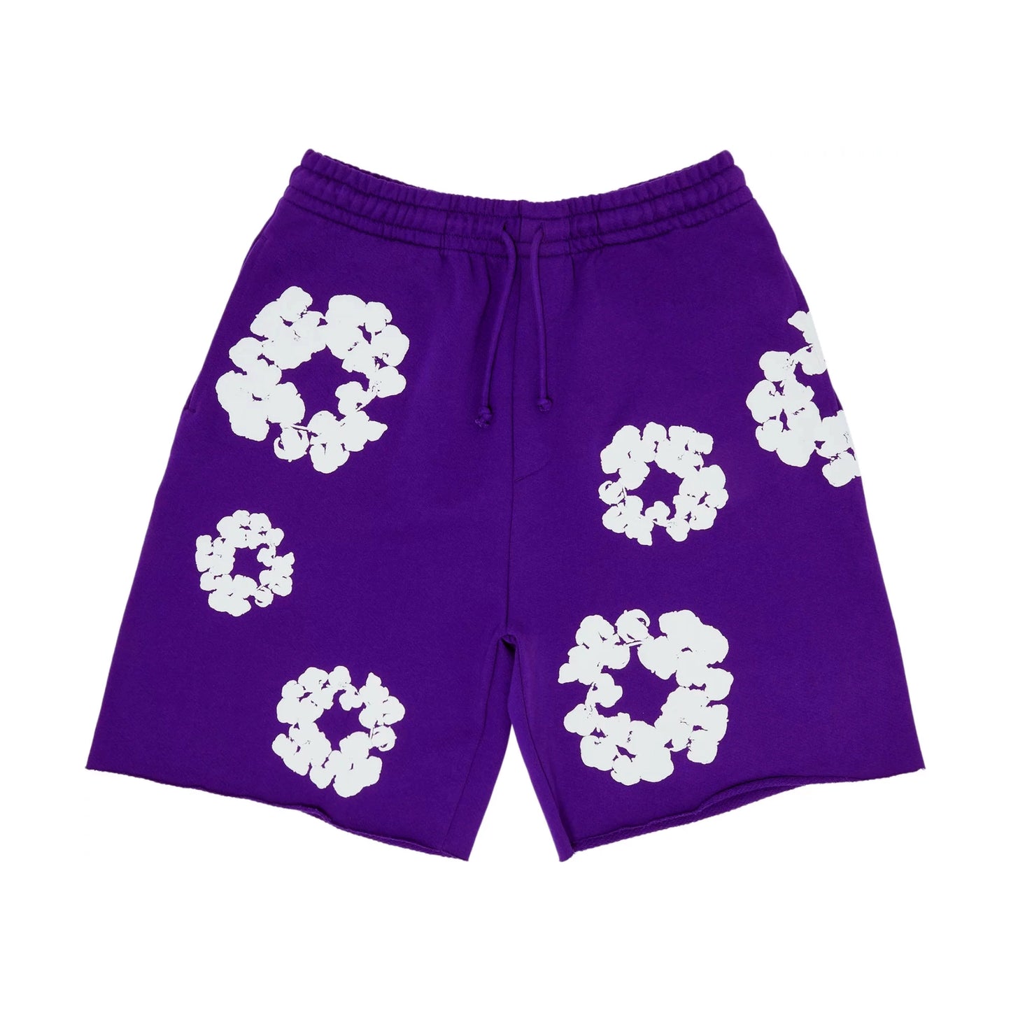 Denim Tears The Cotton Wreath Shorts Purple