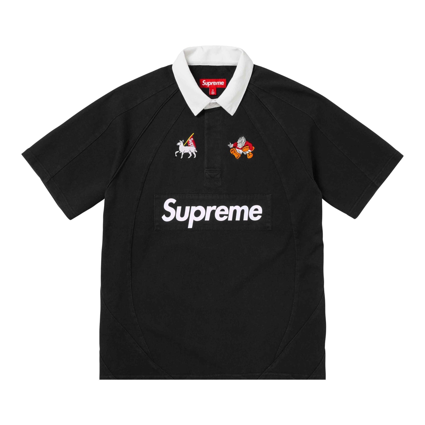 Supreme Short Sleeve Rugby Black