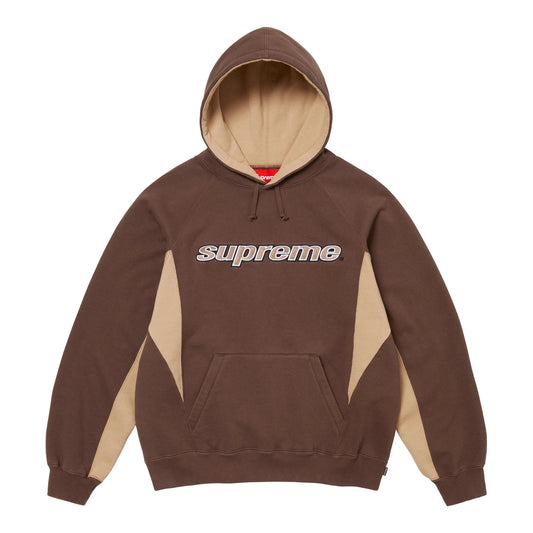 Supreme Division Hooded Sweatshirt Brown