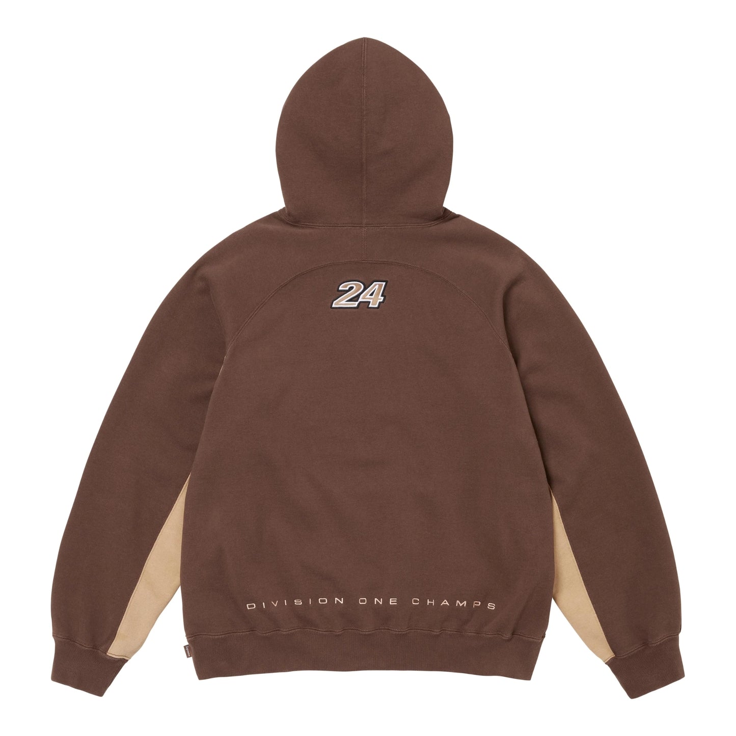 Supreme Division Hooded Sweatshirt Brown