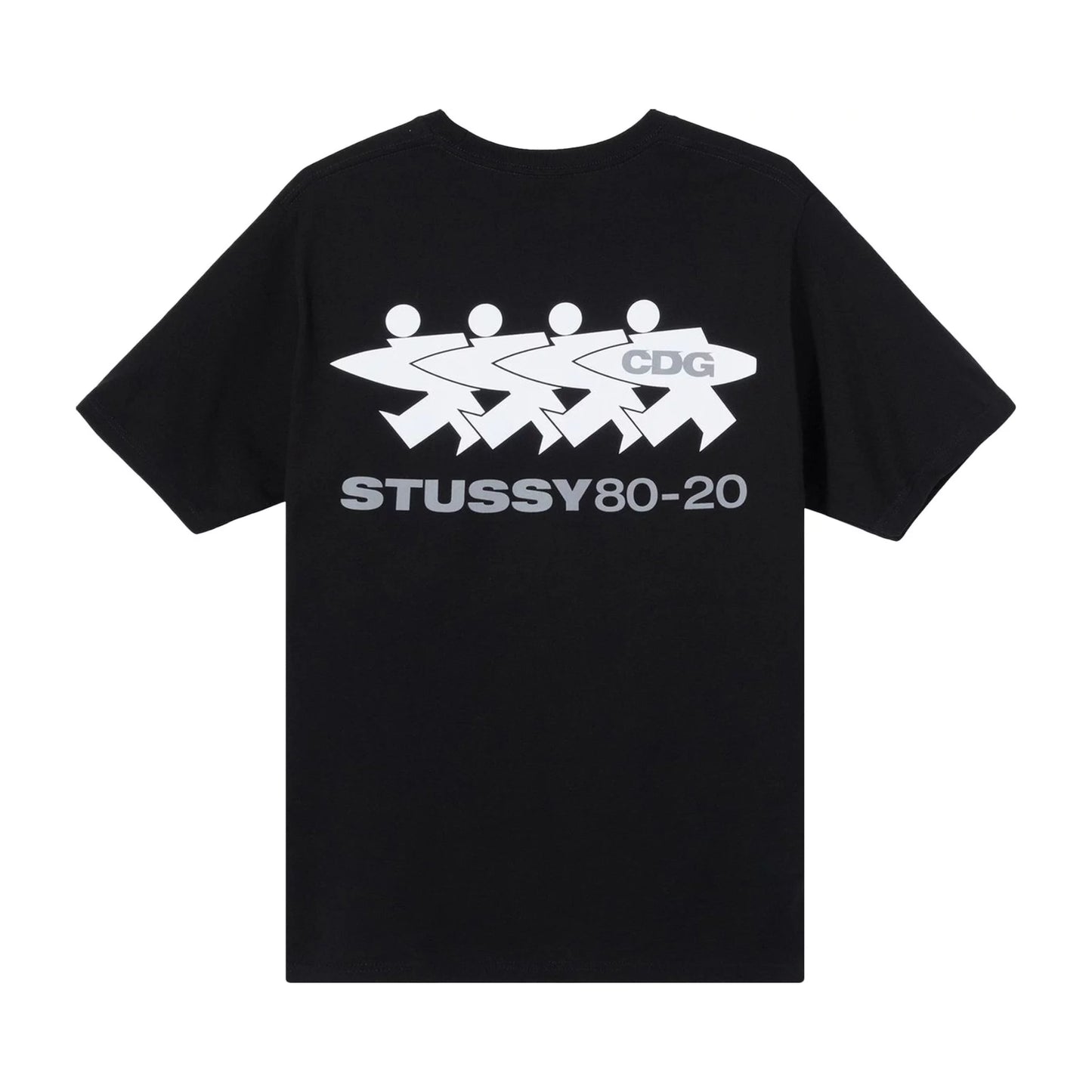 Stussy x Comme des Garçons Surfman T-Shirt Black