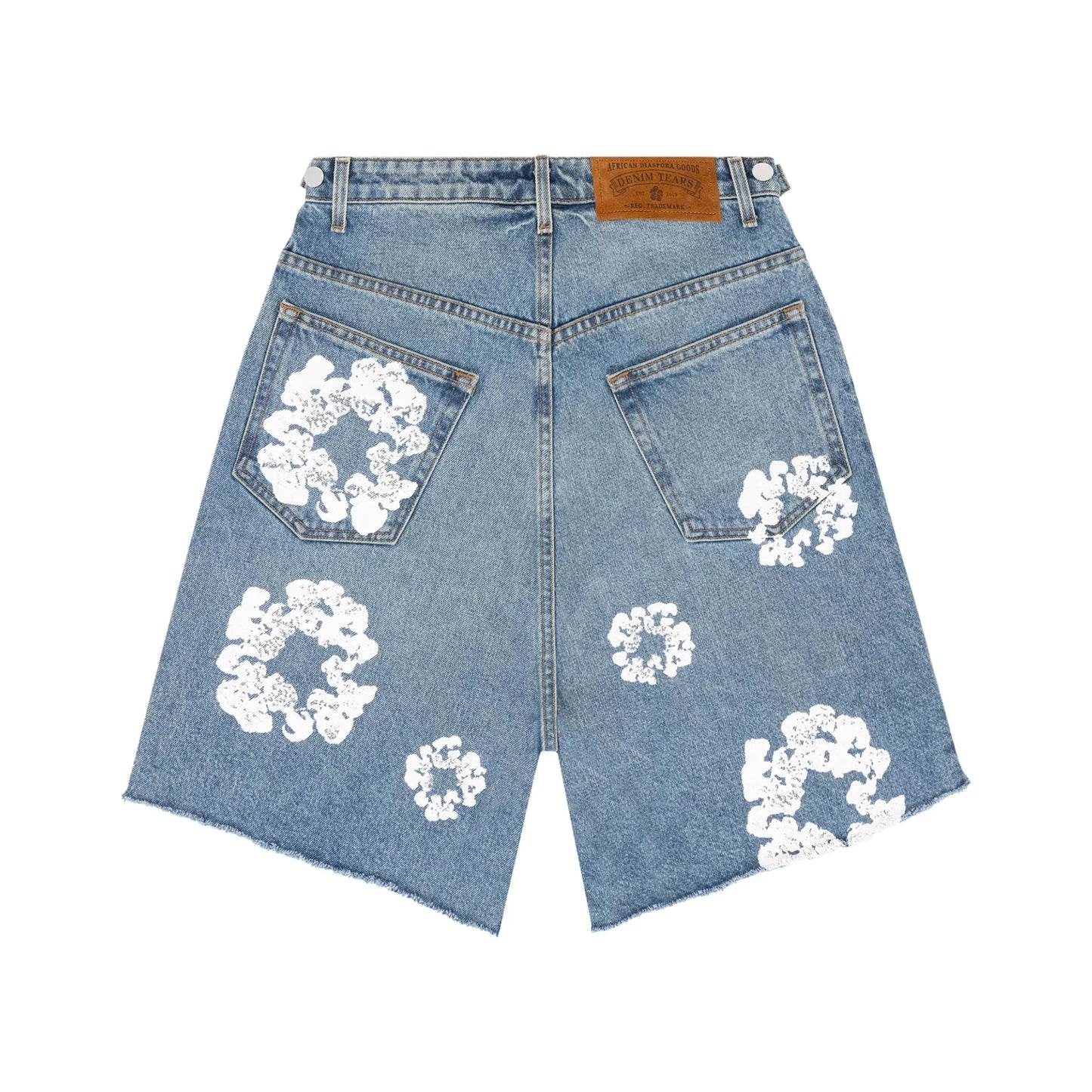 Denim Tears Wreath Jean Short Light Wash