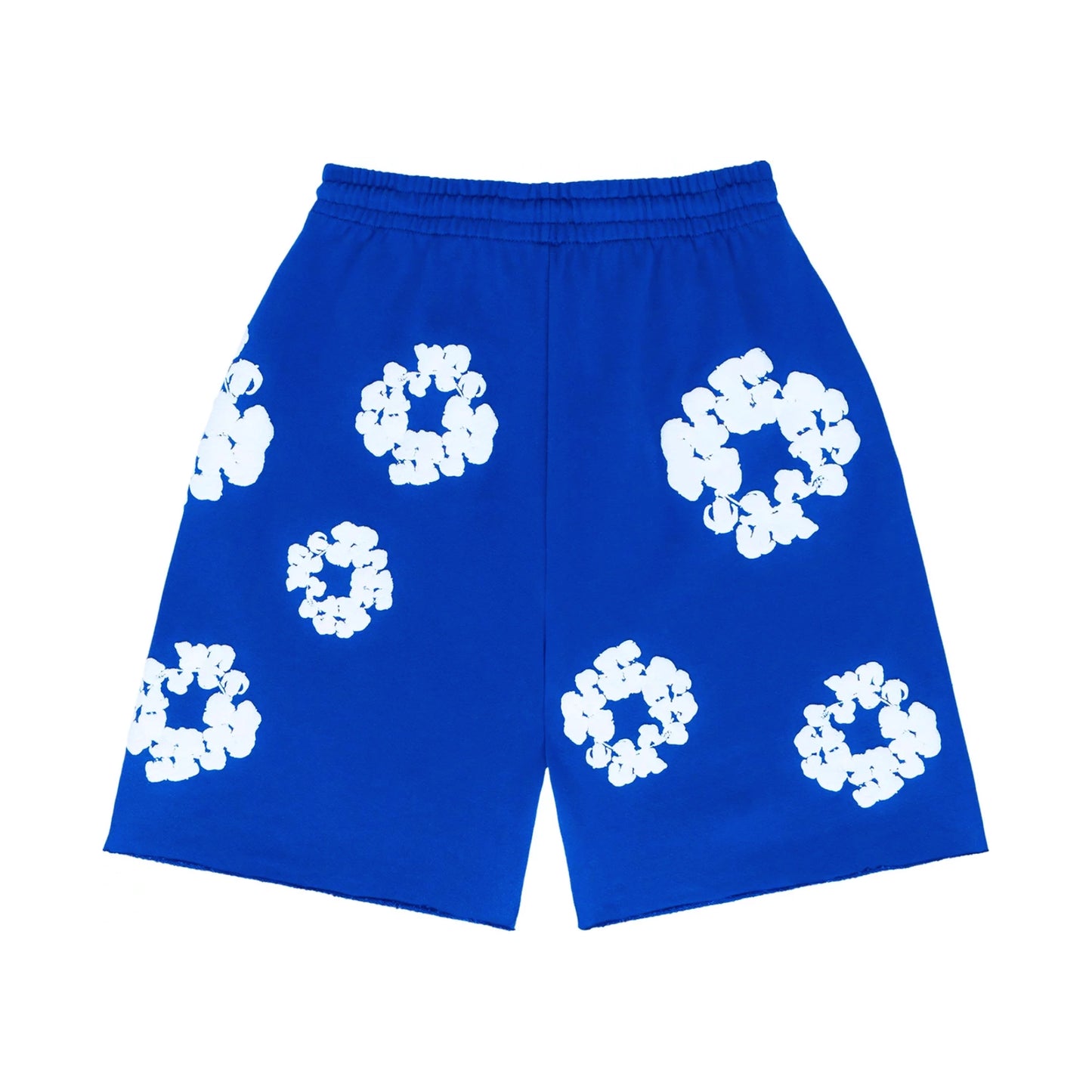 Denim Tears The Cotton Wreath Shorts Royal Blue