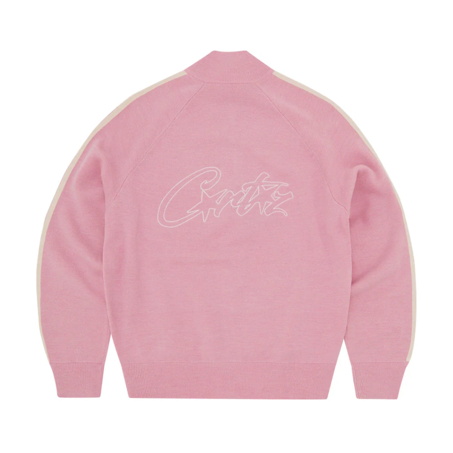 Corteiz Knit Zip Up Fleece Pink