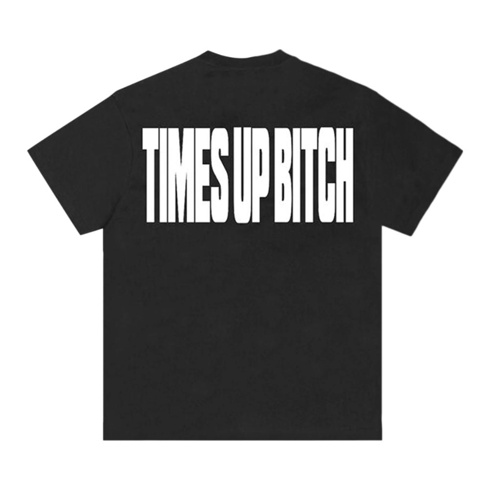 Corteiz Times Up Tee Black