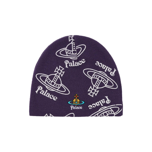 Palace x Vivienne Westwood Jersey Beanie Purple