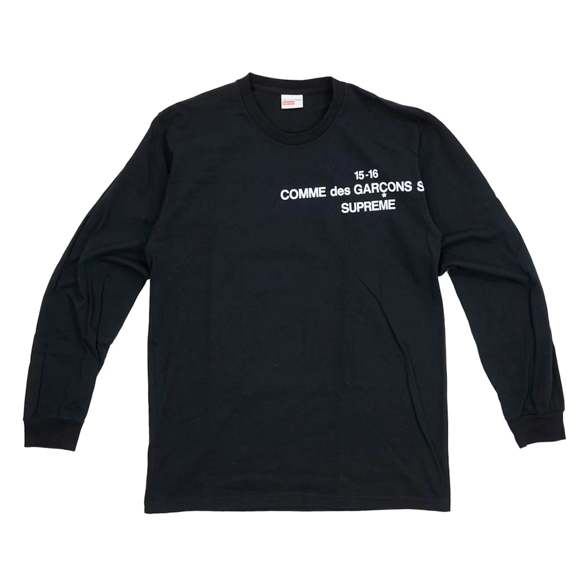 【Supreme×COMME des GARCONS】15AW Logo L/S 3_3e2fd9e7-7e77-4ab6-ac71-