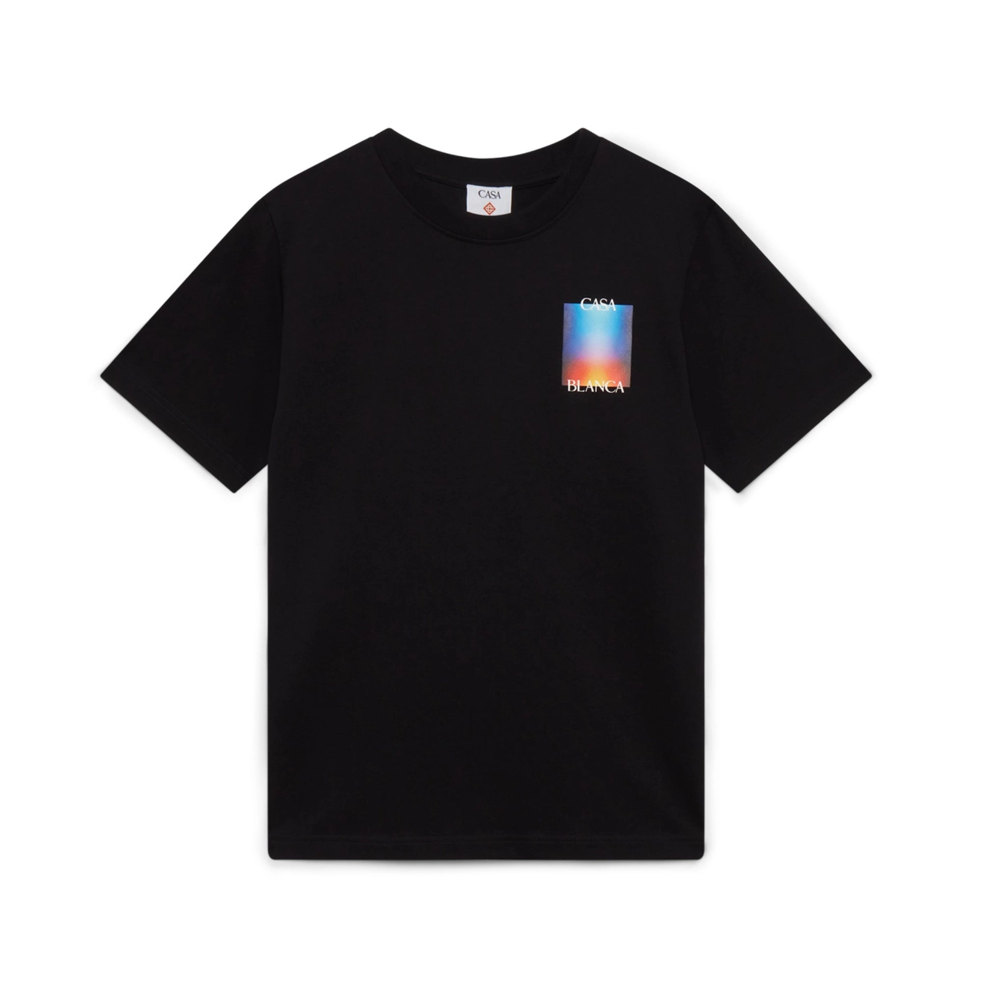 Casablanca Gradient Casa Logo T-Shirt Black
