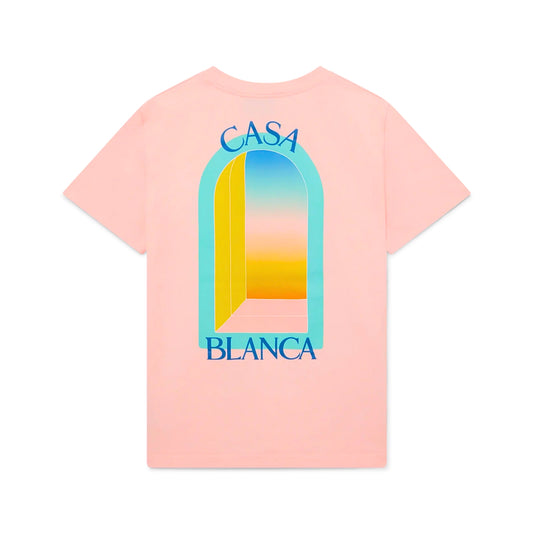 Casablanca L'Arc Coloré T-Shirt Rose