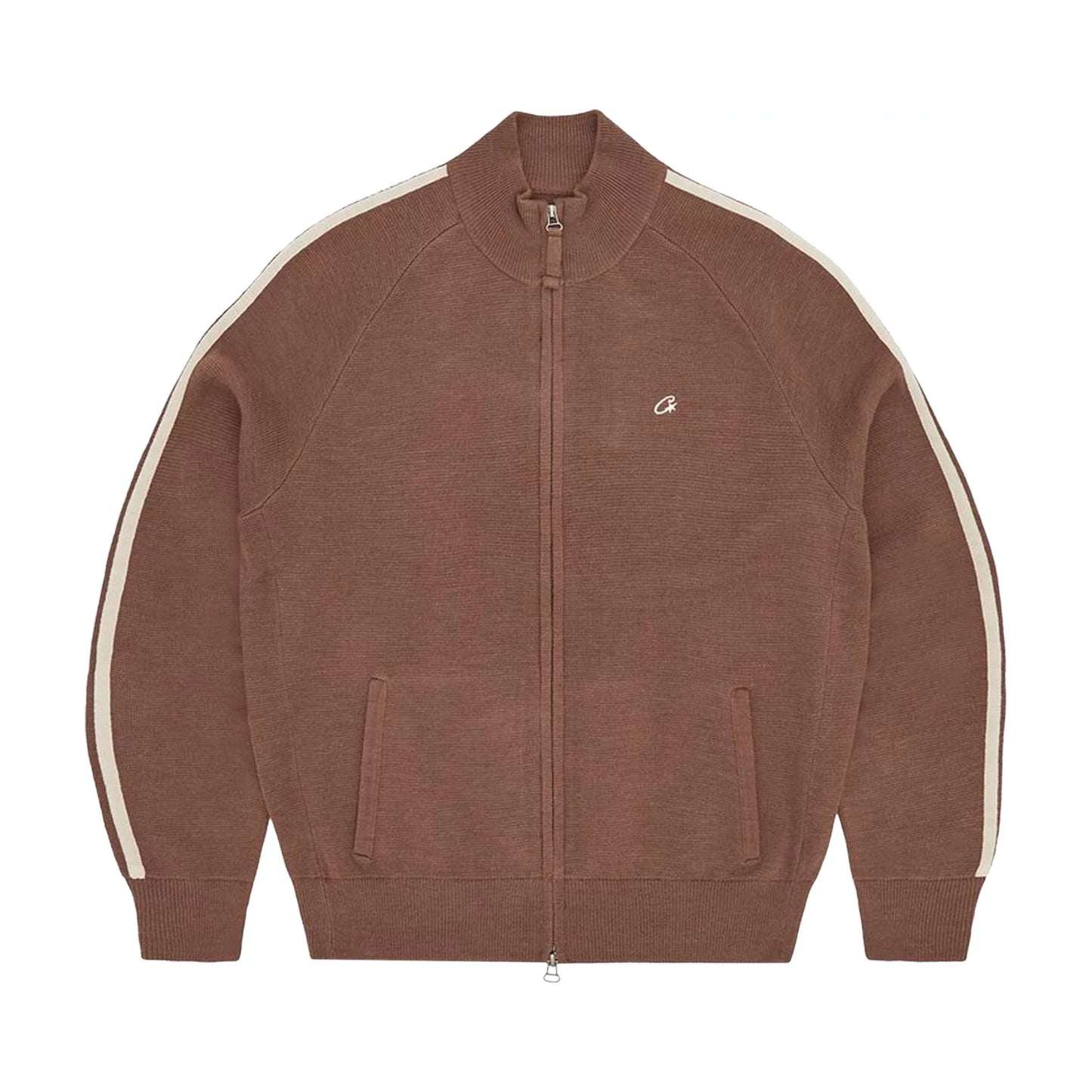 Corteiz VVS Knit-Zip Mocha