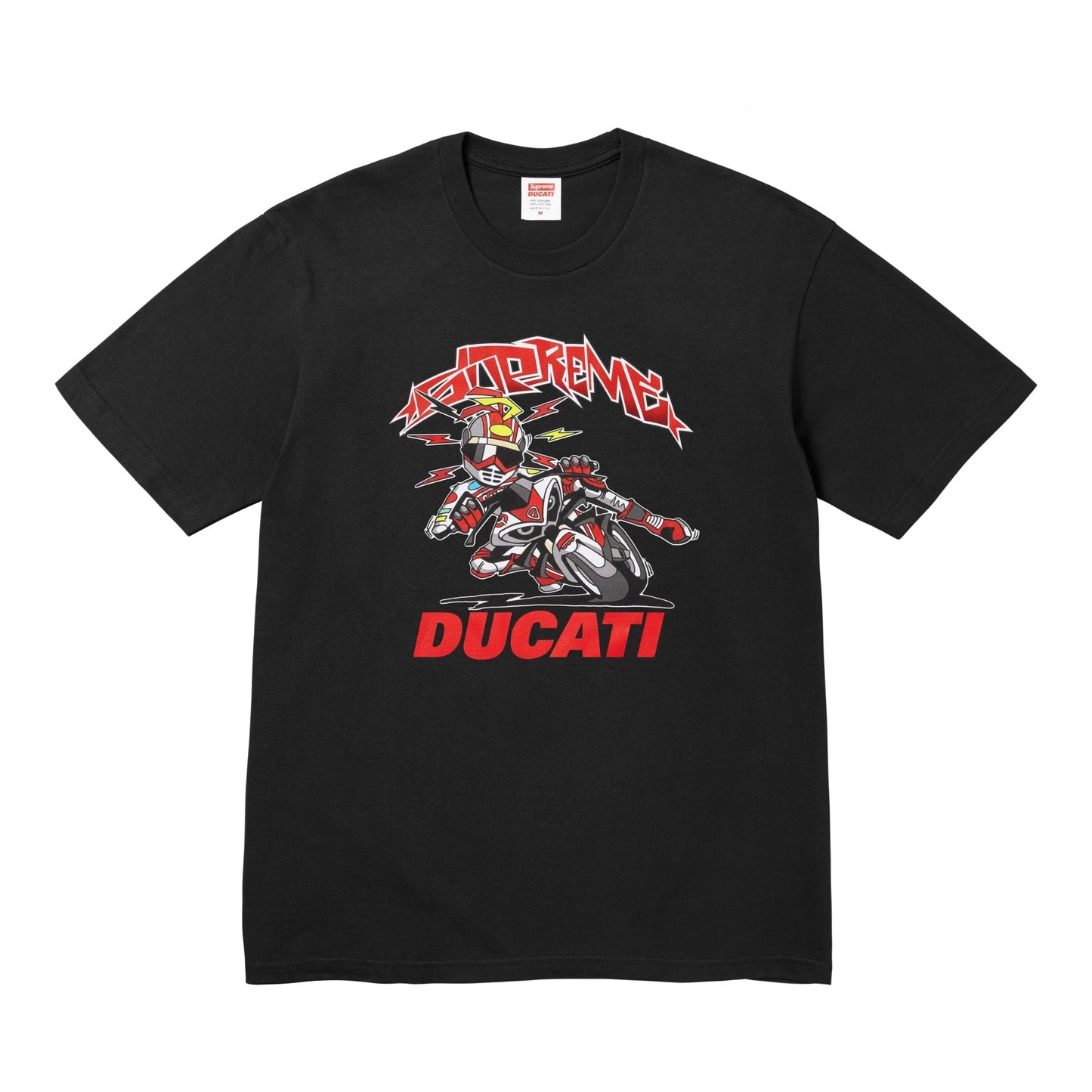 Supreme x Ducati Bike Tee Black