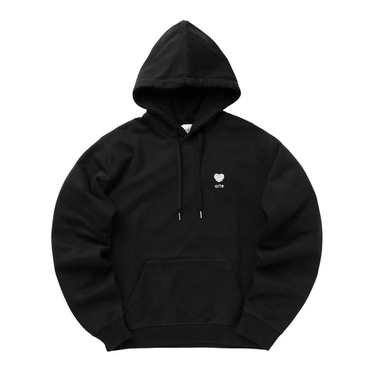 Arte Antwerp Heart Flower Logo Hoodie Black