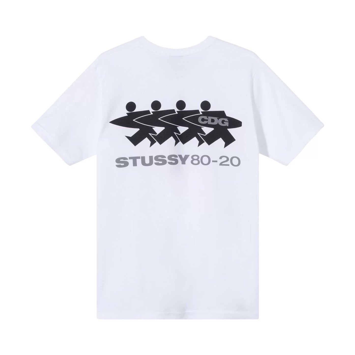 Stussy x Comme des Garçons Surfman T-Shirt White