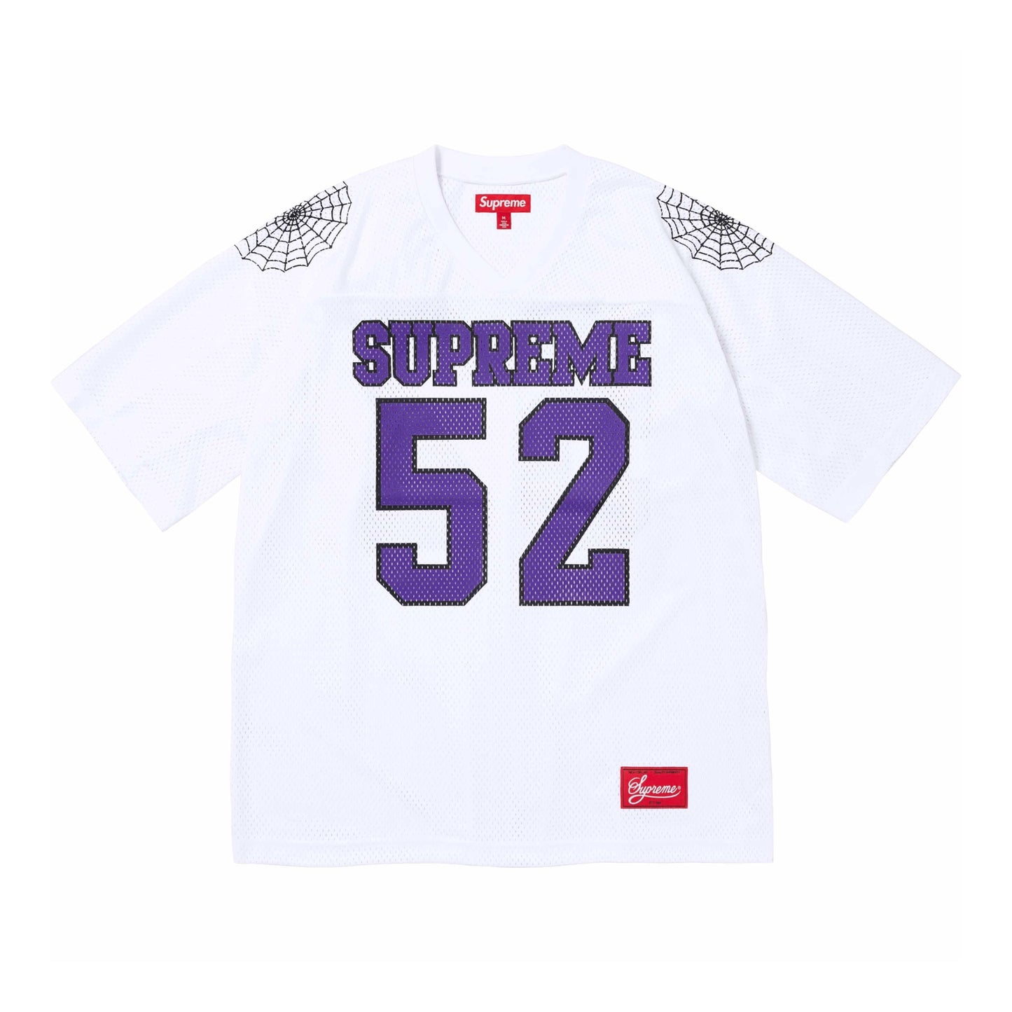 Supreme Spiderweb Football Jersey White