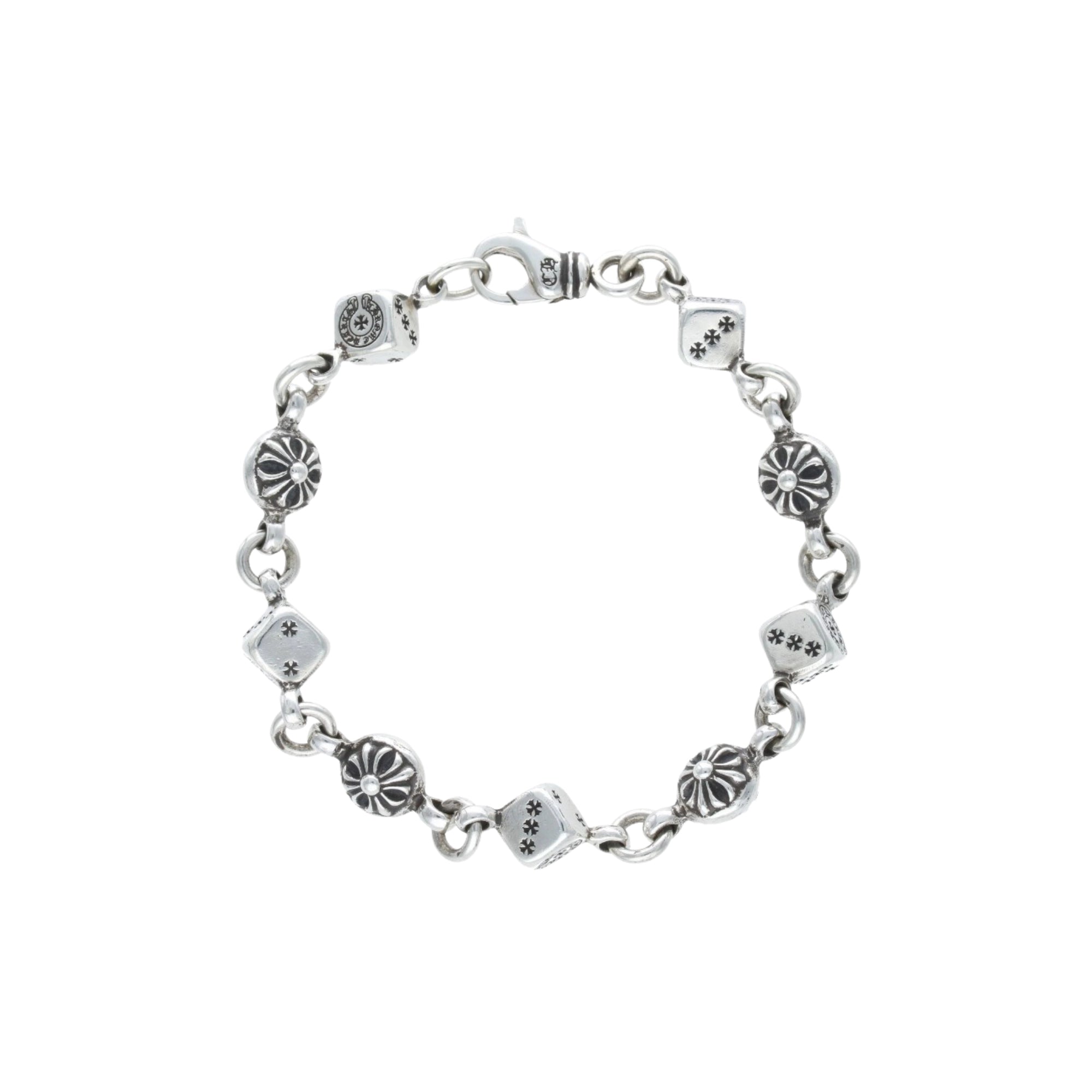 Chrome Hearts Dice and Crossball Bracelet