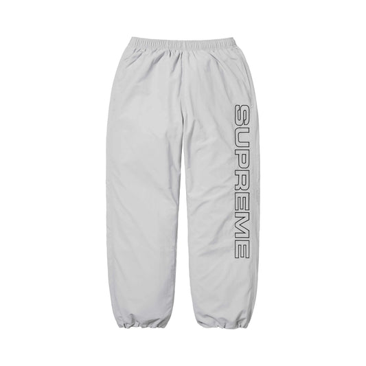 Supreme Spellout Embroidered Track Pant Grey