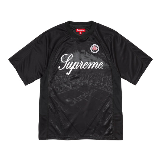 Supreme Jacquard Soccer Jersey Black