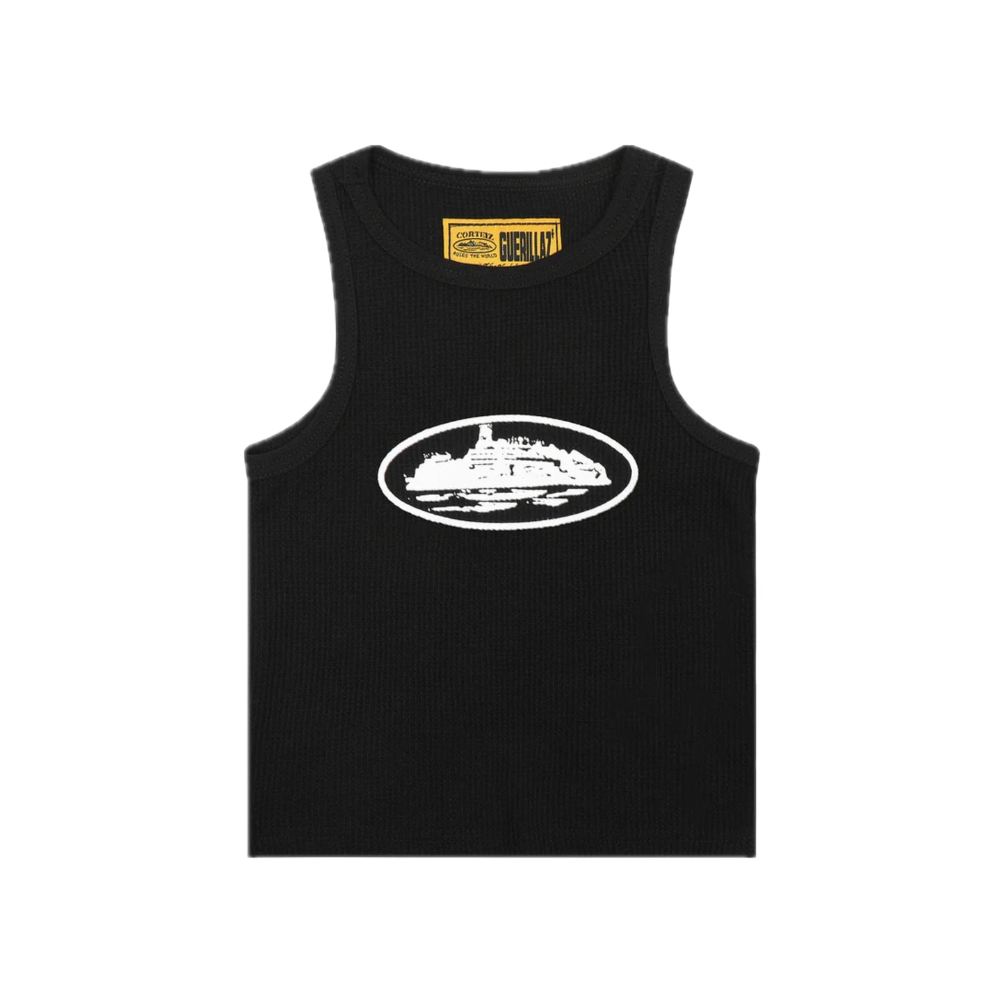 Corteiz Alcatraz Tank Top Black/White