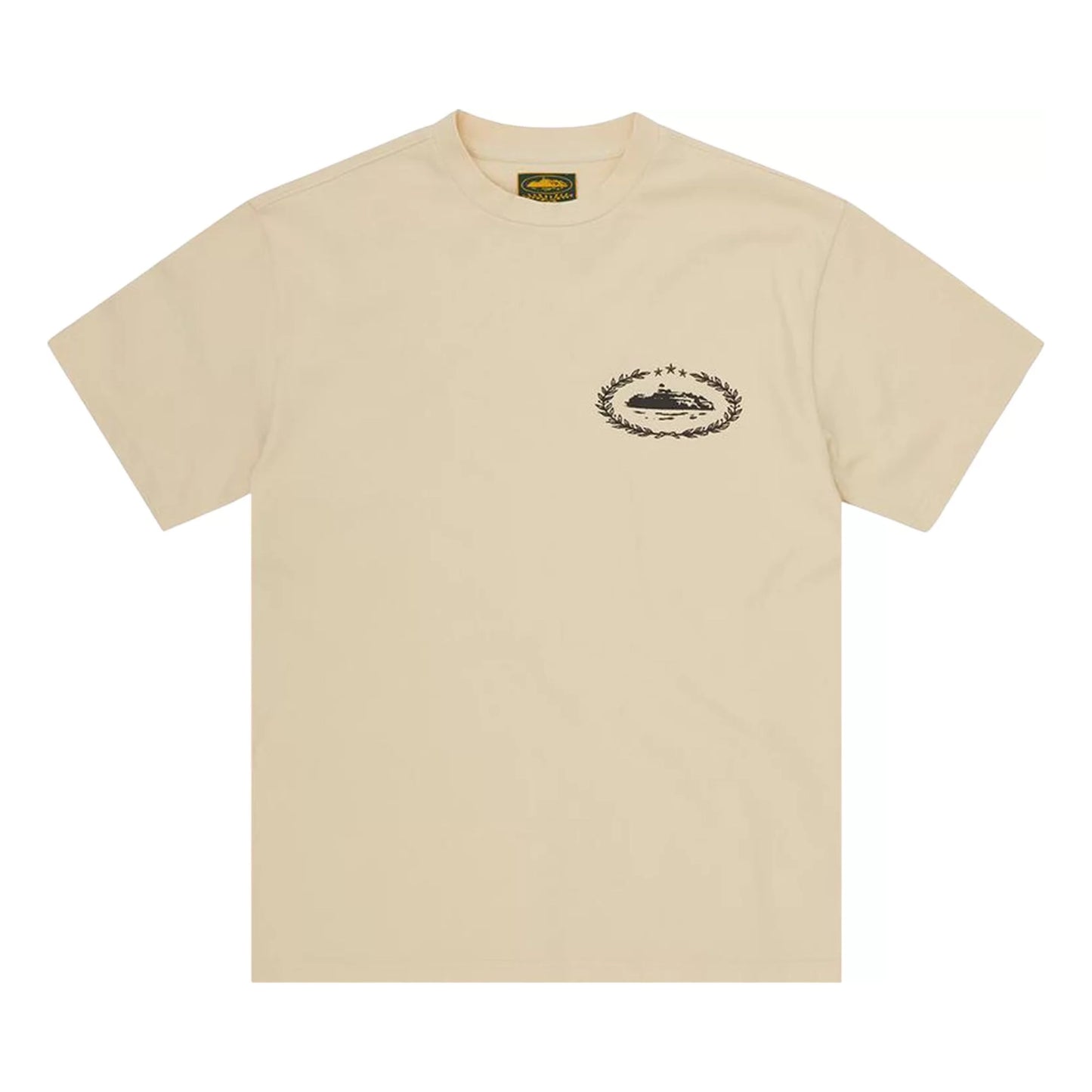 Corteiz Royale Heavyweight Tee Cream