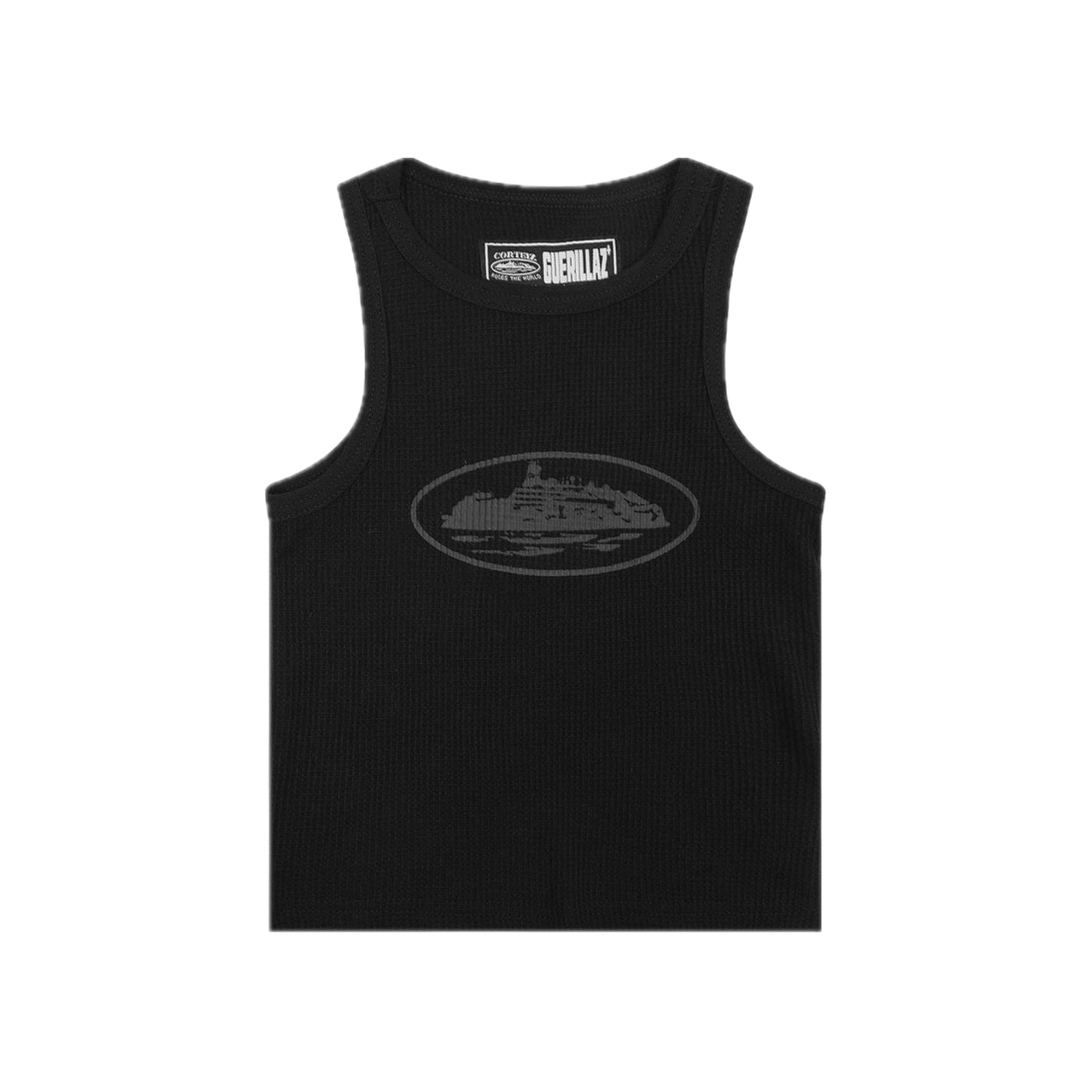 Corteiz Alcatraz Tank Top Triple Black