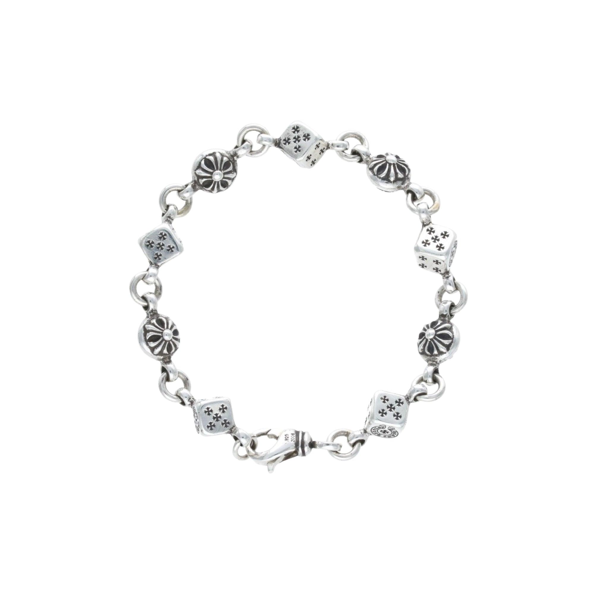 Chrome Hearts Dice and Crossball Bracelet