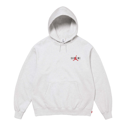 Supreme x Jordan Hooded Sweatshirt Ash Grey