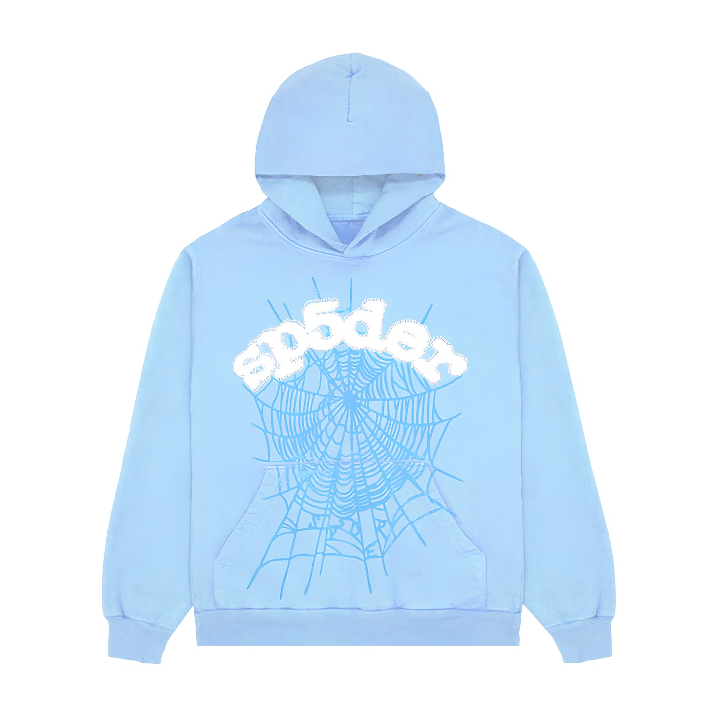 Sp5der Web Hoodie Sky Blue