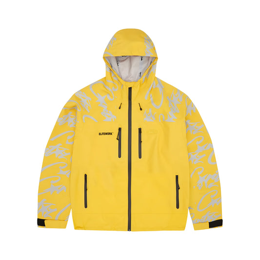 Corteiz Elitework Waterproof Shell Jacket Yella