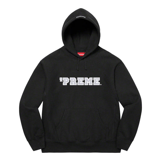 Supreme 'Preme Hooded Sweatshirt Black