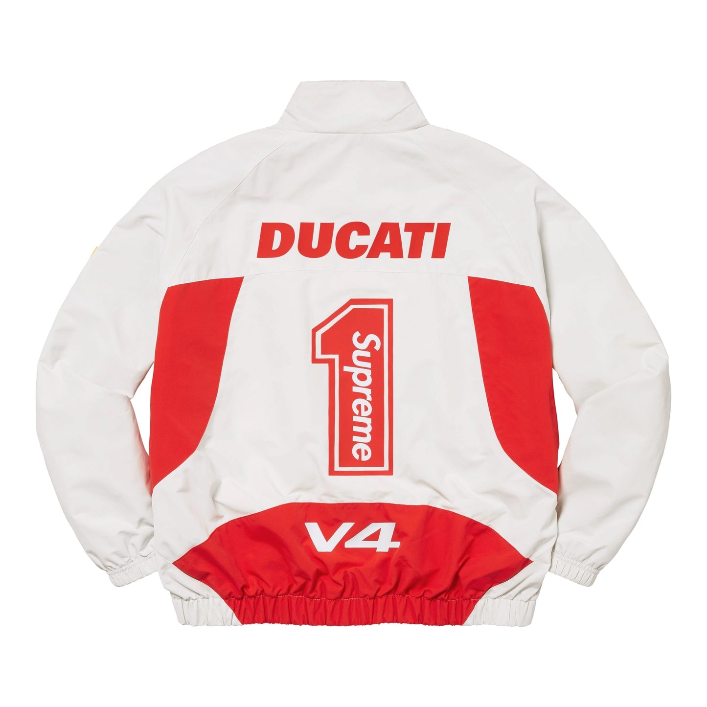 Supreme x Ducati Track Jacket Light Grey