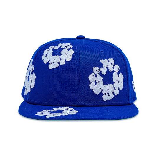 Denim Tears x New Era Cotton Wreath 59/50 Royal Blue