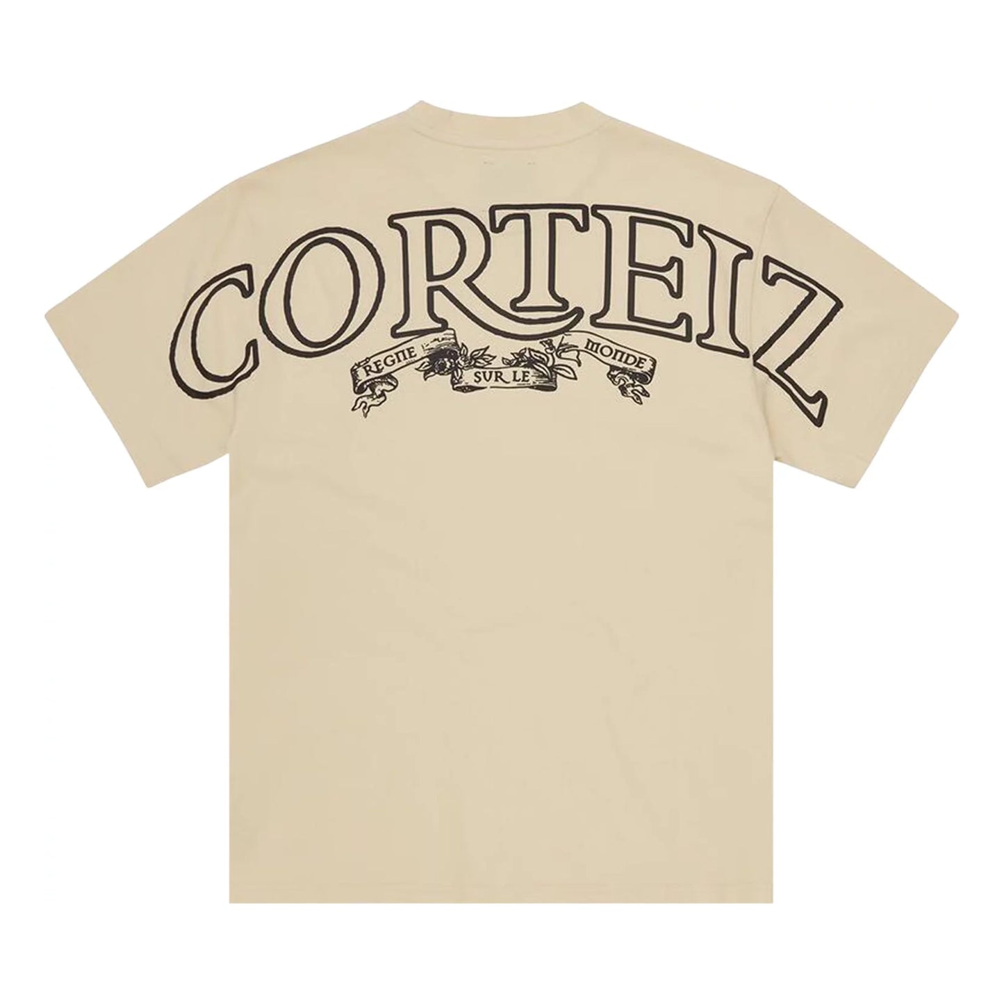 Corteiz Royale Heavyweight Tee Cream