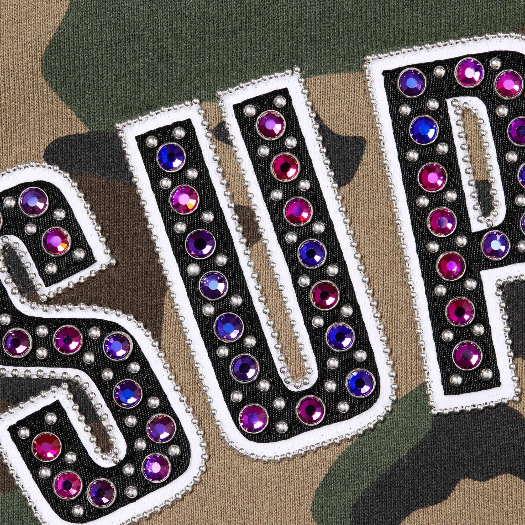 Supreme x BB Simon Zip Up Hooded Sweatshirt Woodland Camo