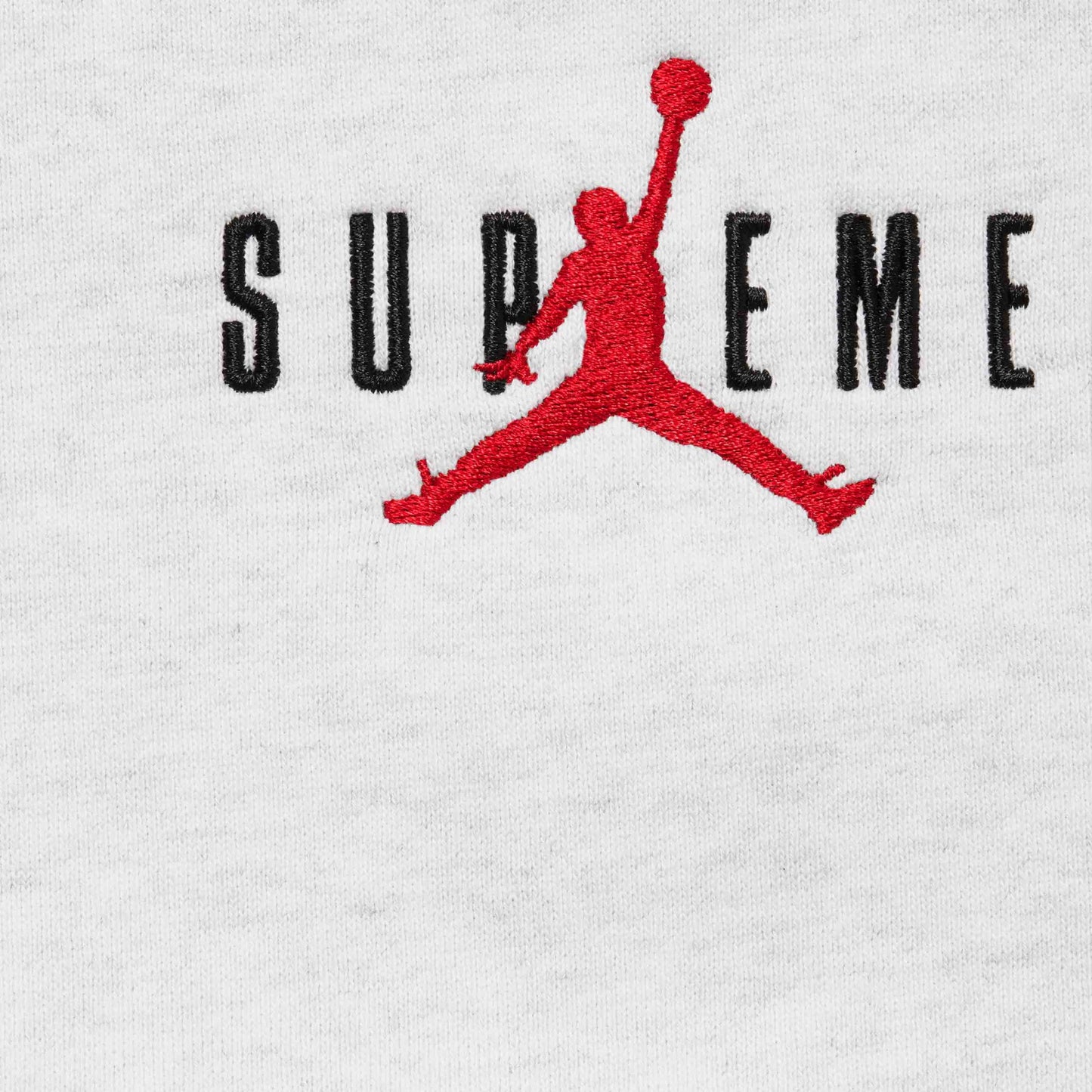 Supreme x Jordan Hooded Sweatshirt Ash Grey