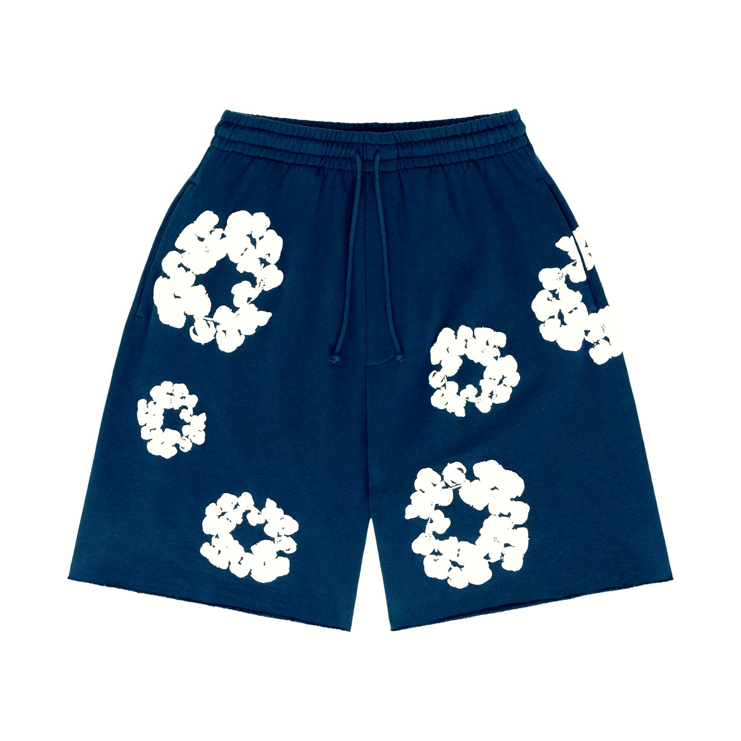 Denim Tears The Cotton Wreath Shorts Navy