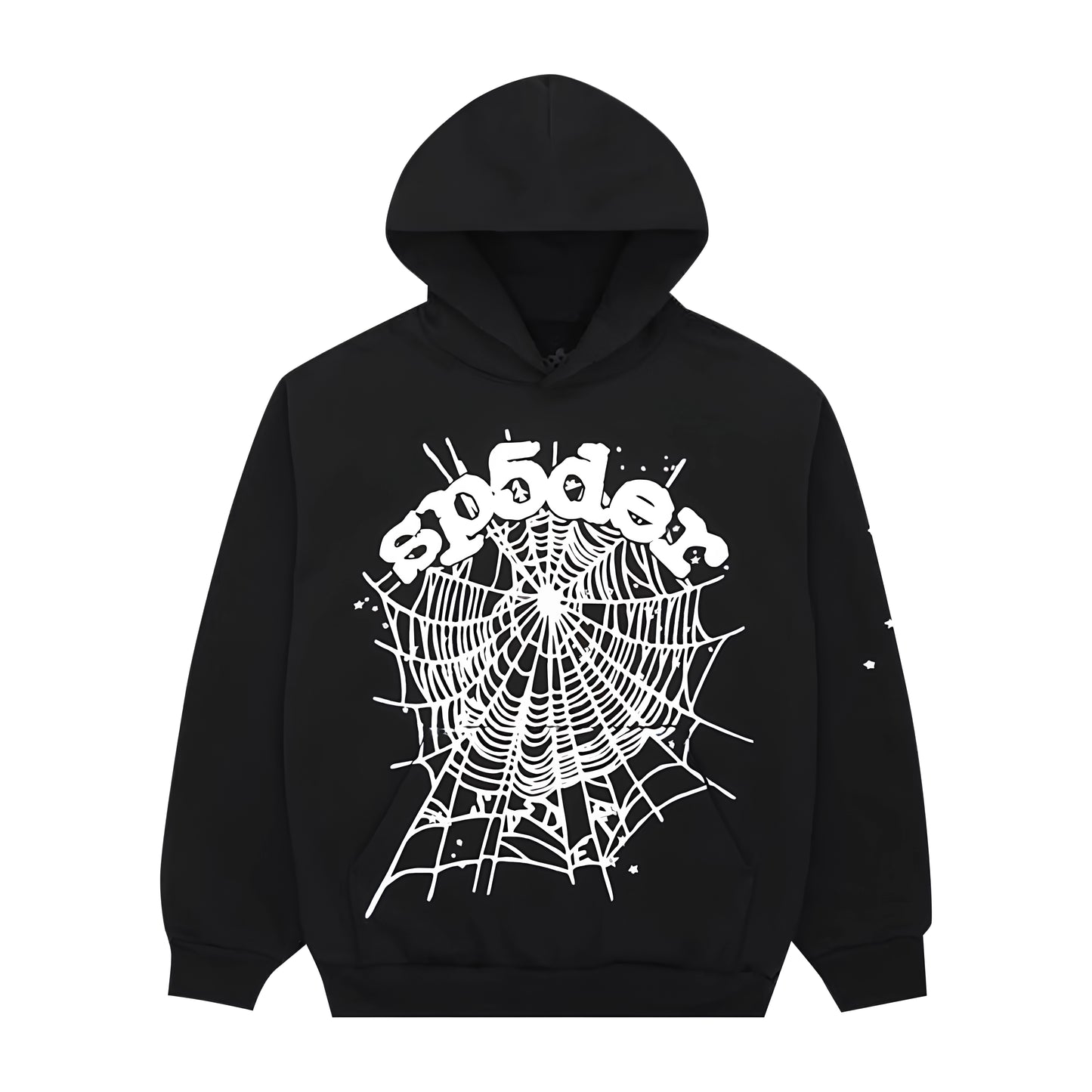 Sp5der OG Web Hoodie Black