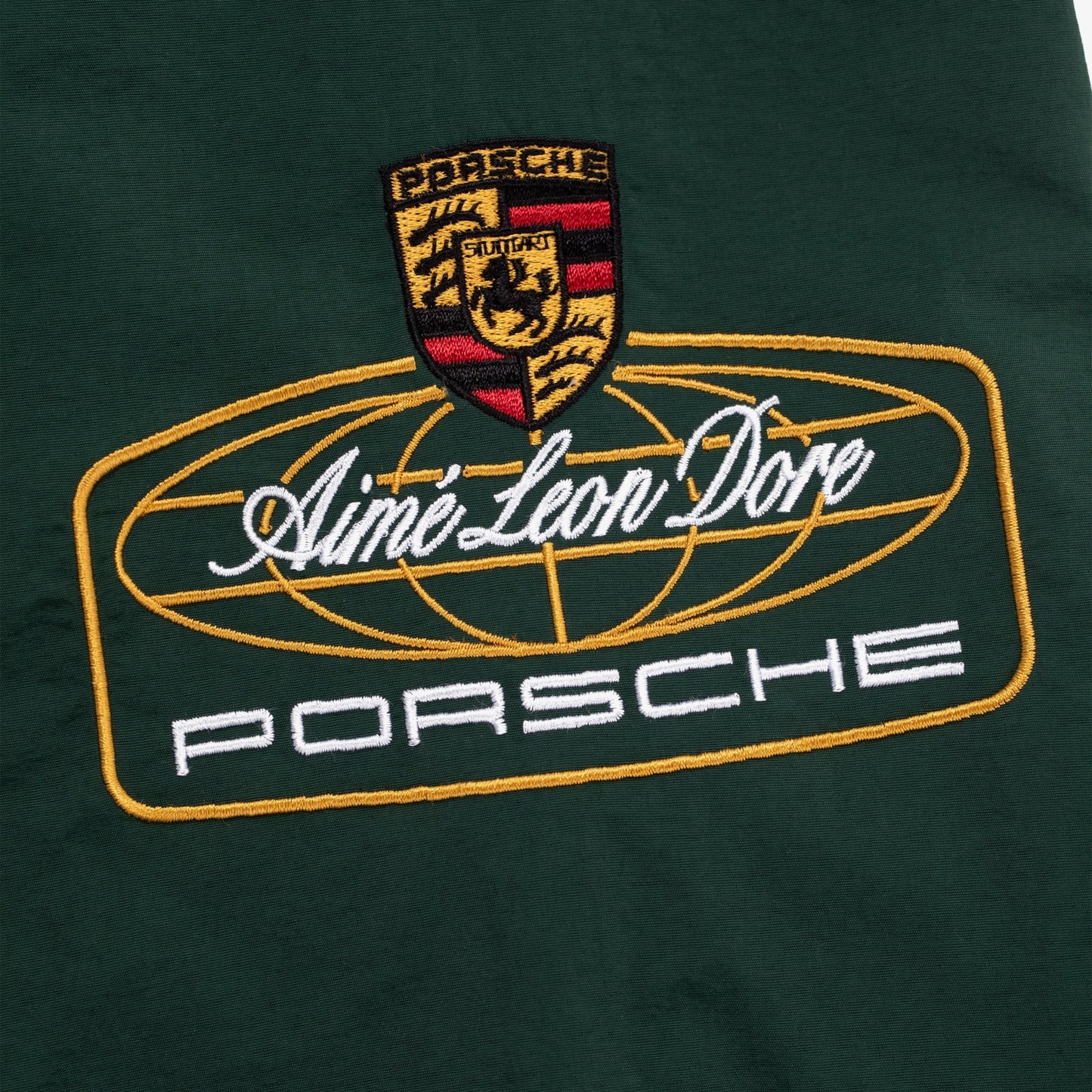 Aimé Leon Dore x Porsche 993 Turbo Nylon Track Jacket Green