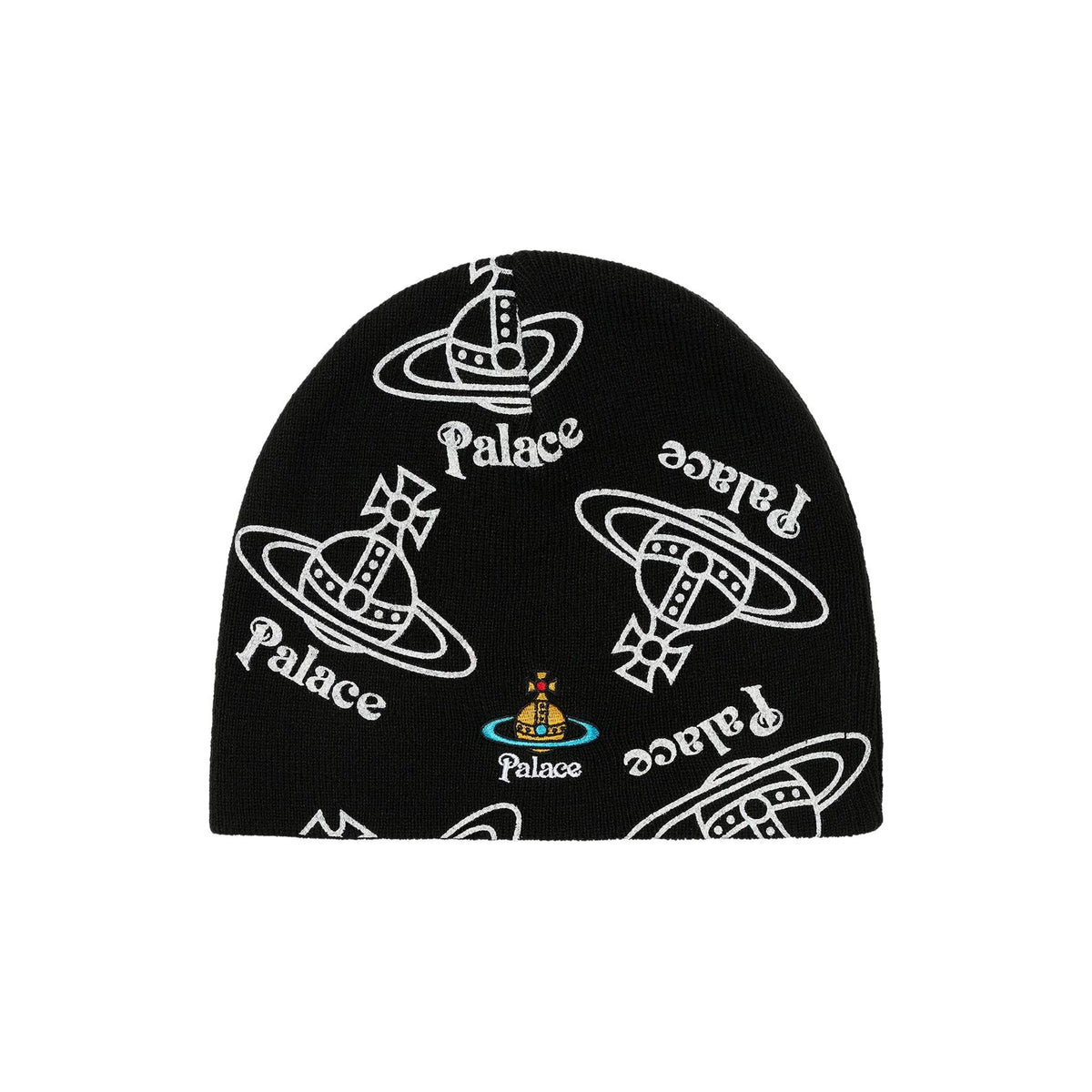 Palace x Vivienne Westwood Jersey Beanie Black Palace x Vivienne Westwood Jersey Beanie Black