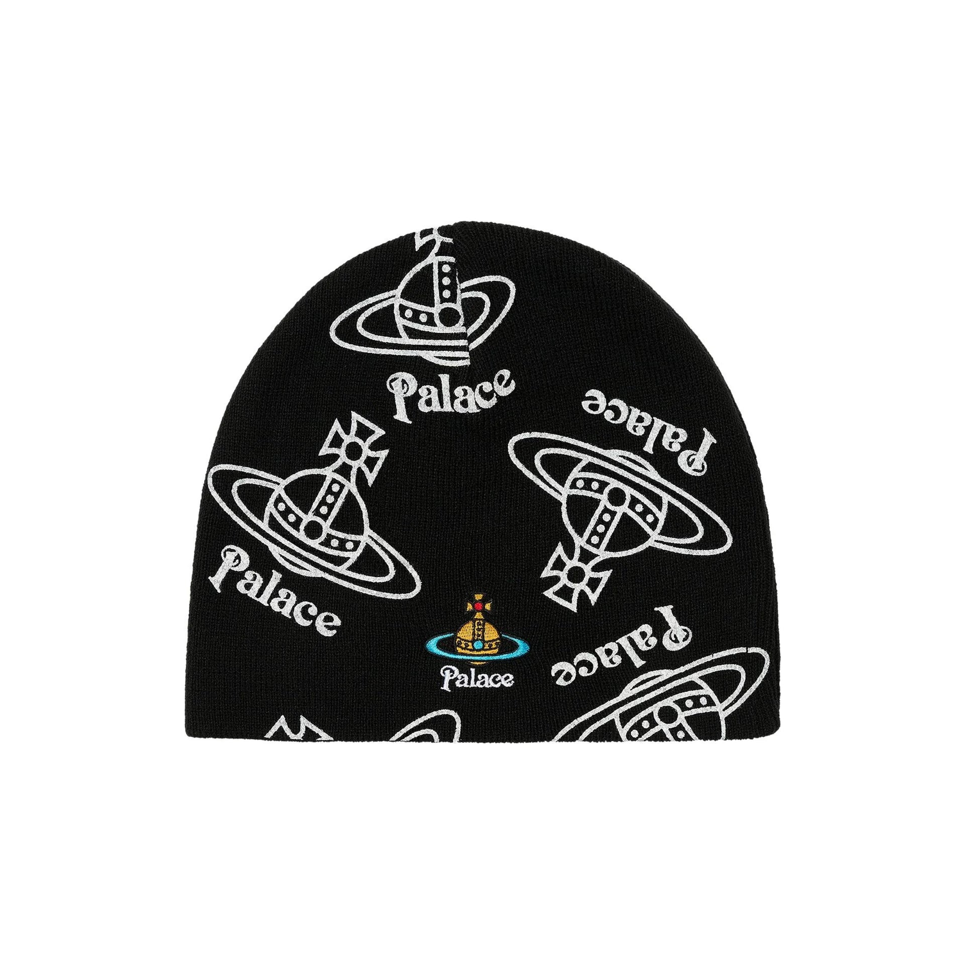 Palace x Vivienne Westwood Jersey Beanie Black Palace x Vivienne Westwood Jersey Beanie Black