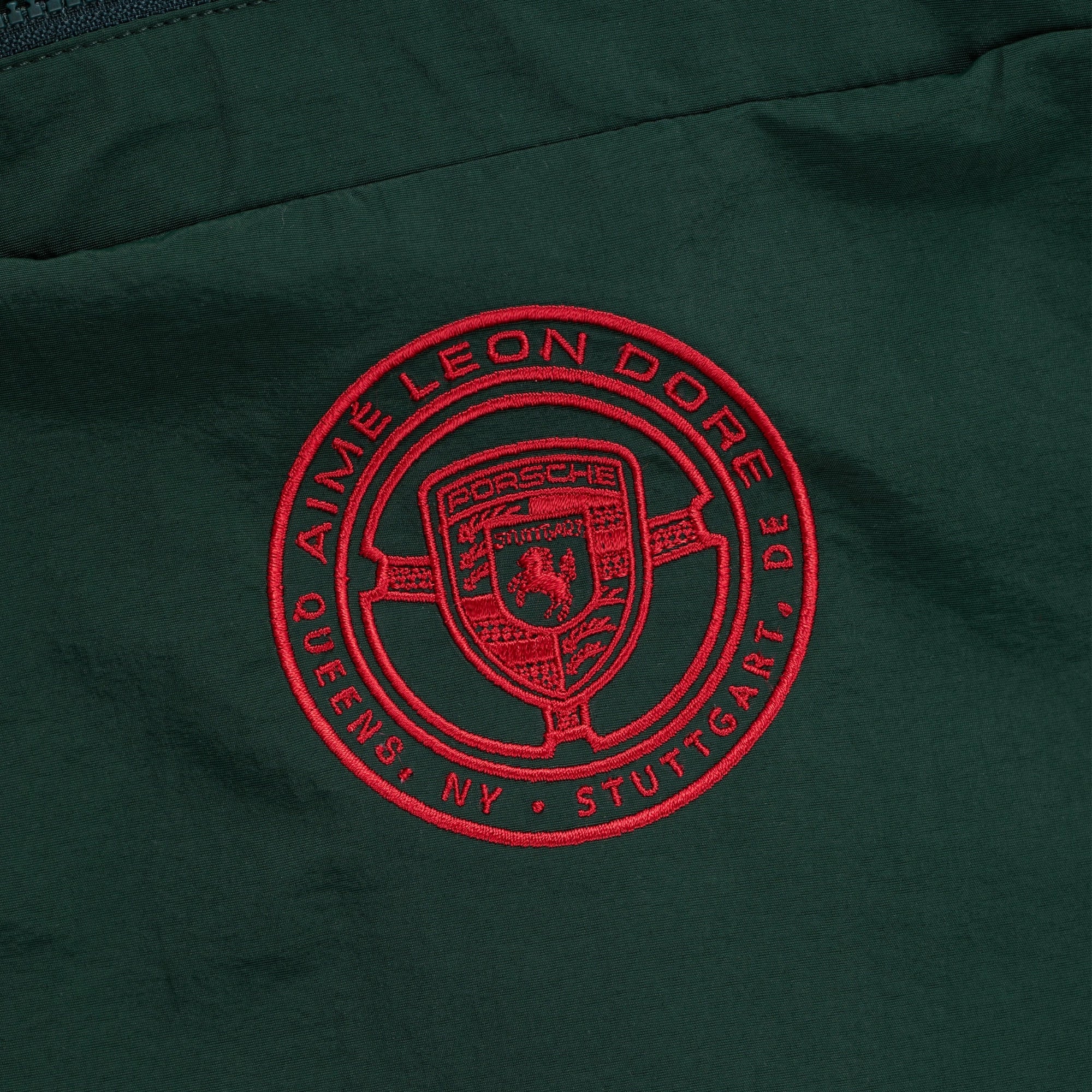 Aimé Leon Dore x Porsche 993 Turbo Nylon Track Jacket Green (M) - In stock