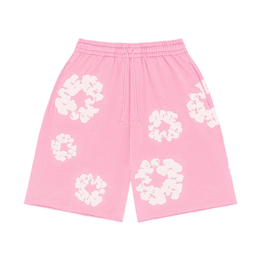 Denim Tears The Cotton Wreath Shorts Pink