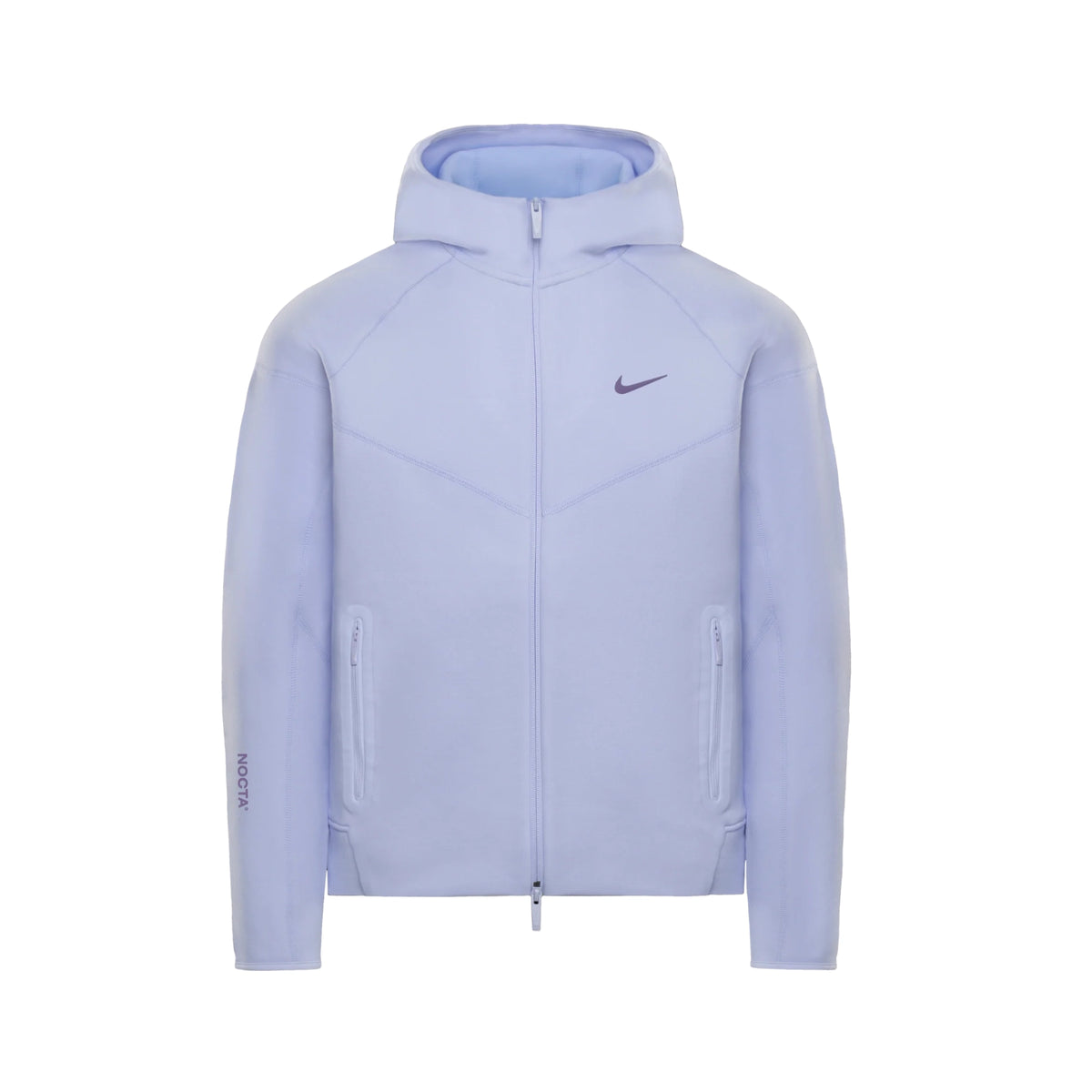 noctaテックフリース紫上 noctaテックフリース紫上 Nike Tech Fleece Zip Nocta Pale Purple