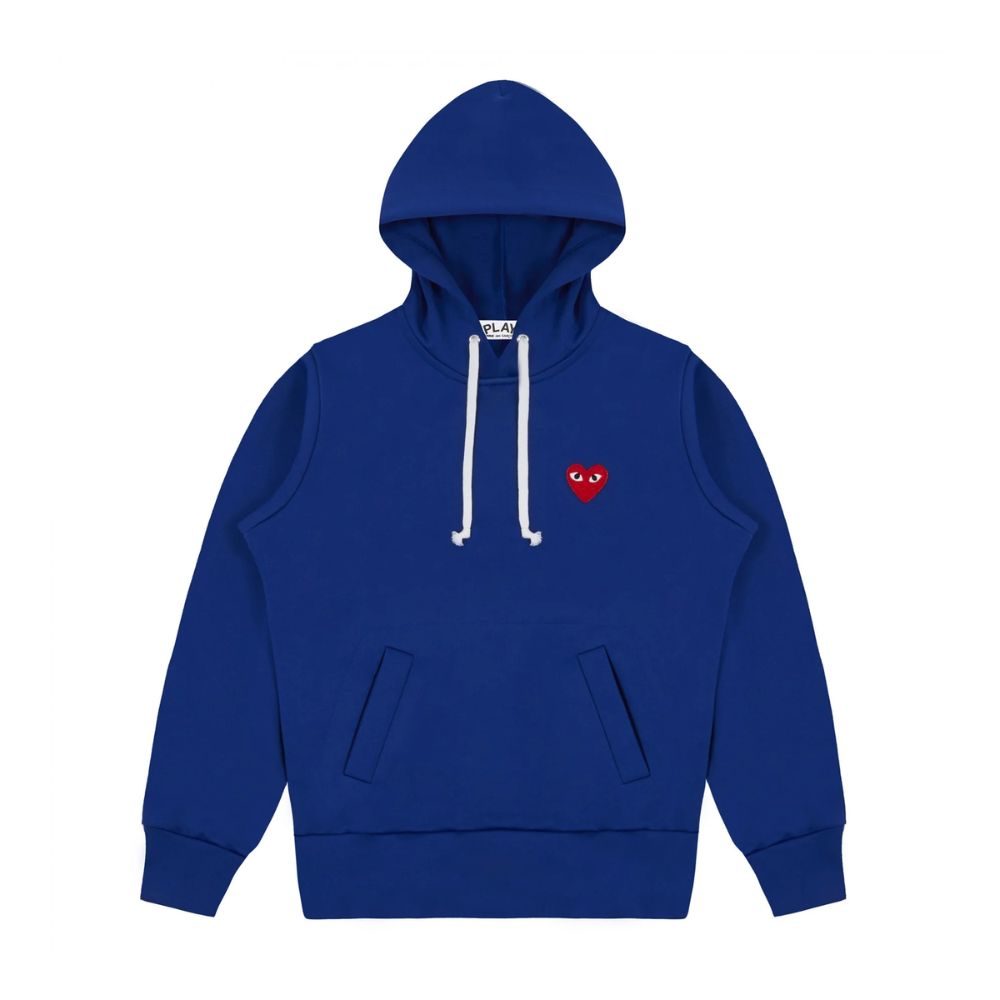 Comme des Garcons Play Red Heart Sweatshirt Navy