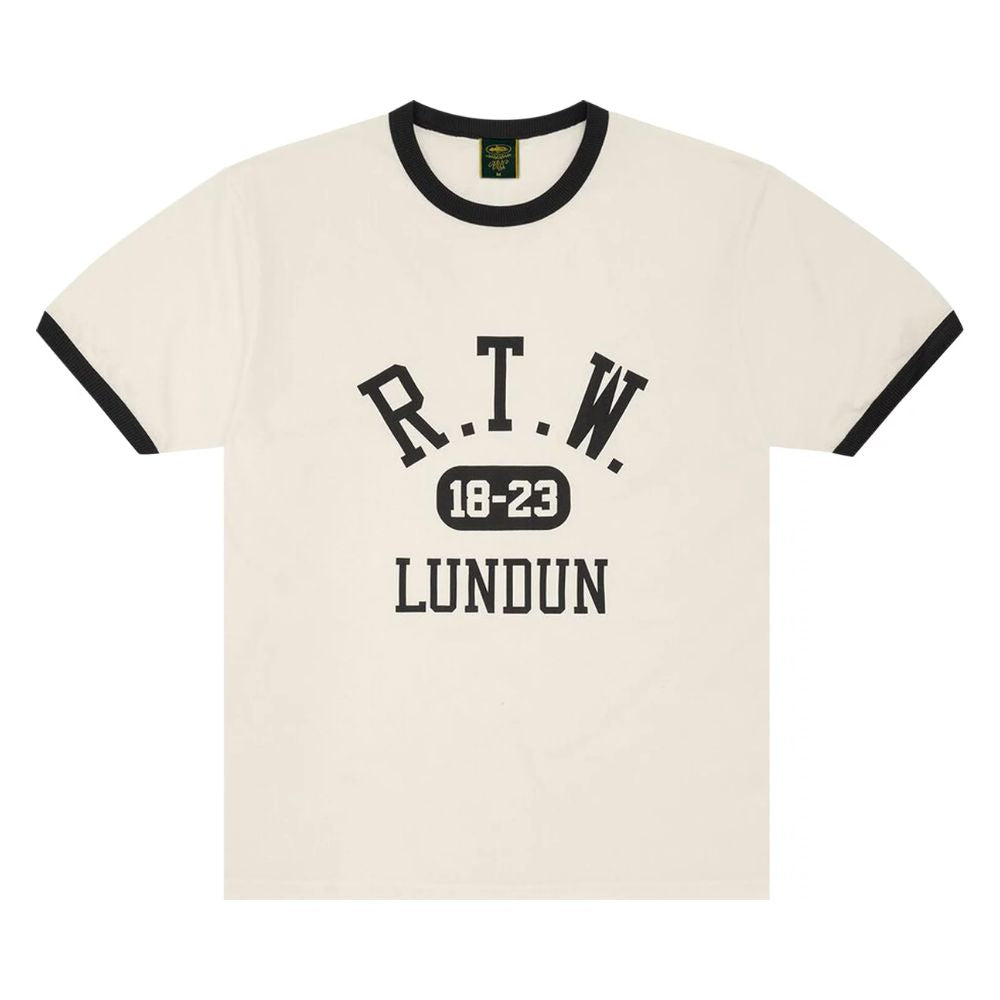 Corteiz College Ringer Tee Off White