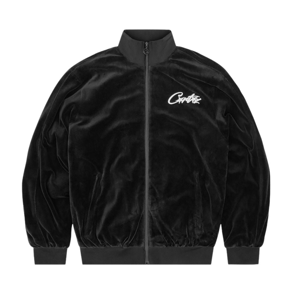 Corteiz VVS Velour Jacket Black